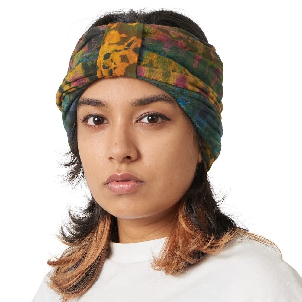 8540 Hippie Headband Turban - Boho Bandana Hair Wrap Head Band Scarf C